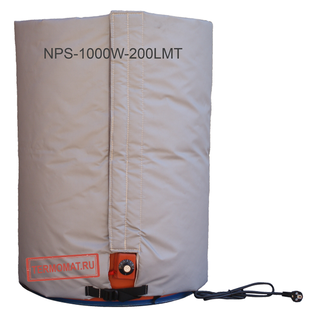 Нагреватель для бочки с термочехлом NPS-1000W-200LMT